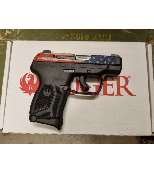 Ruger LCP MAX, 380 ACP, American flag cerakote, NEUF