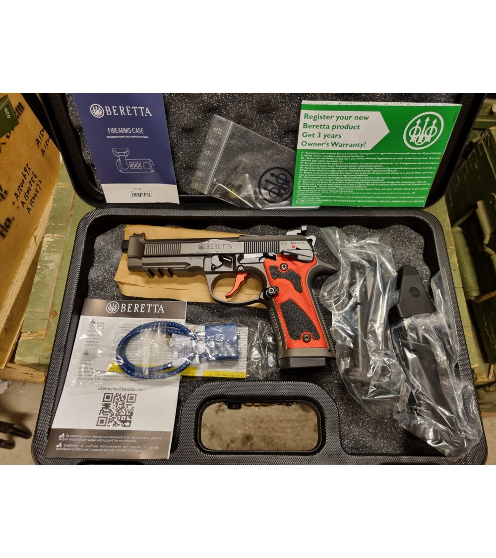 Beretta 92X Performance, 9x19, neuf, Edition RED